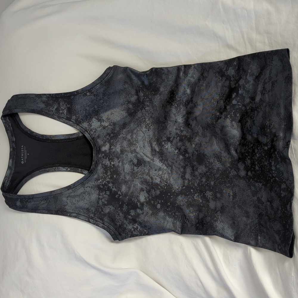 Athleta Shanti Misty Lace Print RacerbackTank Top - Women's Small